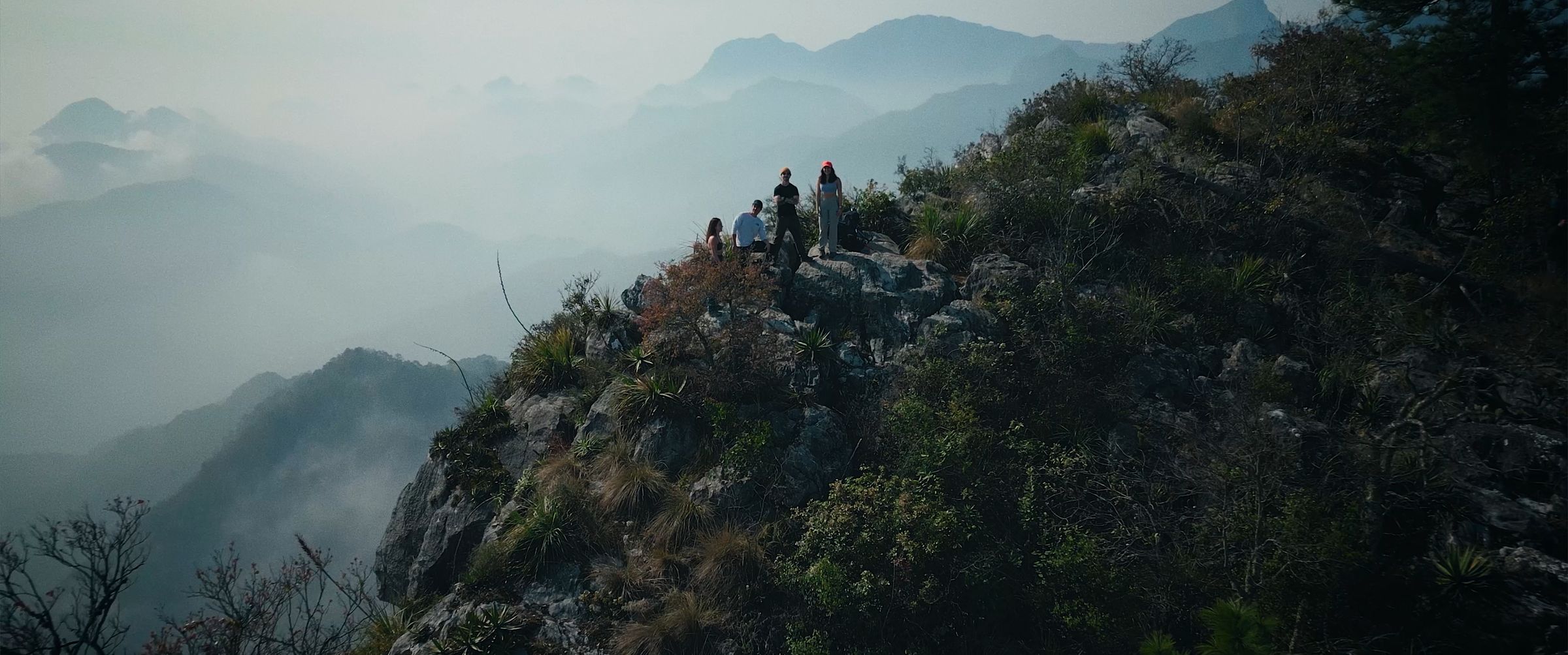 Montaña de Nuevo León al amanecer